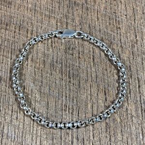 925 Sterling Silver Small Link Bracelet